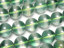 [Video] Green Clear Quartz Round 10mm Half or 1strand beads (approx. 15 inches/36 cm)
