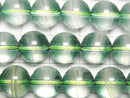 [Video] Green Clear Quartz Round 10mm Half or 1strand beads (approx. 15 inches/36 cm)