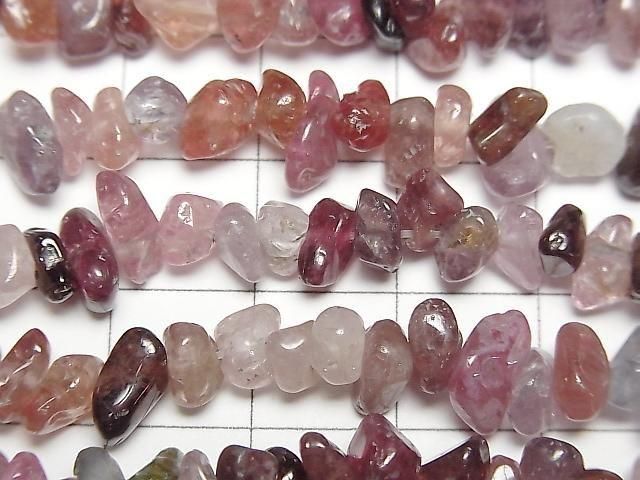 [Video] Multicolor Spinel AA++ Chips (Small Nugget) 1strand beads (approx. 15 inches/37 cm)