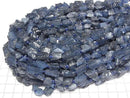 [Video] Deep Blue Aquamarine AA Rough Rock Nugget 1strand beads (approx. 15 inches/36 cm)
