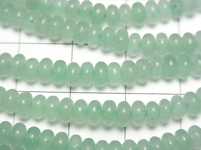 [Video] Green Aventurine Rondelle 4.5x4.5x2.5mm 1-strand beads (approx. 15inch/36cm)