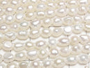[Video] Fresh Water Pearl AA+ Baroque-Rice 6x5x4mm White 1strand beads (approx. 13 inches/33 cm)