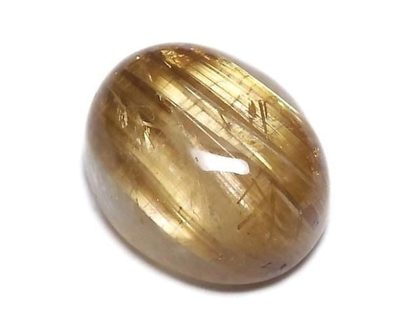 [Video][One of a kind] High Quality Rutilated Quartz AAA Cabochon 1pc NO.121