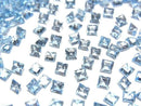 [Video] High Quality Swiss Blue Topaz AAA Loose Stone Square Faceted 3x3mm 5pcs