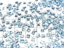 [Video] High Quality Swiss Blue Topaz AAA Loose Stone Square Faceted 3x3mm 5pcs