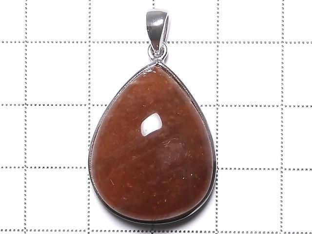 [Video][One of a kind] Sunstone AAA Pendant Silver925 NO.42