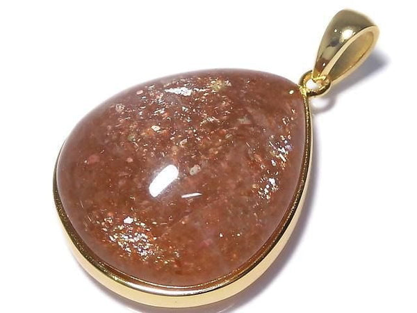 [Video][One of a kind] Sunstone AAA Pendant 18KGP NO.45