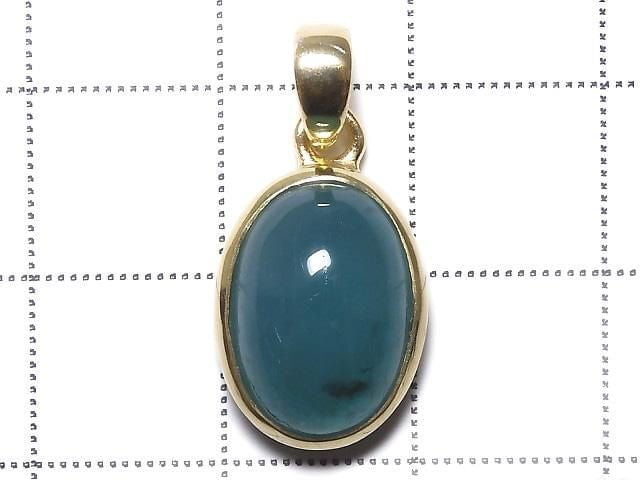 [Video][One of a kind] Grandidierite AAA Pendant 18KGP NO.56