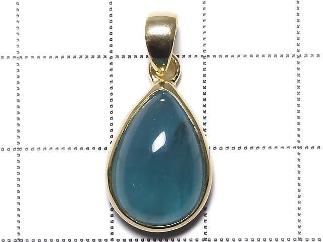 [Video][One of a kind] Grandidierite AAA Pendant 18KGP NO.57