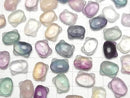 [Video] Multicolor Fluorite AAA- Cat Motif 10x13mm [Half Drilled Hole (Back)] 5pcs