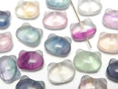 [Video] Multicolor Fluorite AAA- Cat Motif 10x13mm [Drilled Hole (Vertical Hole)] 5pcs