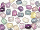 [Video] Multicolor Fluorite AAA- Cat Motif 10x13mm [Drilled Hole (Side Hole)] 5pcs
