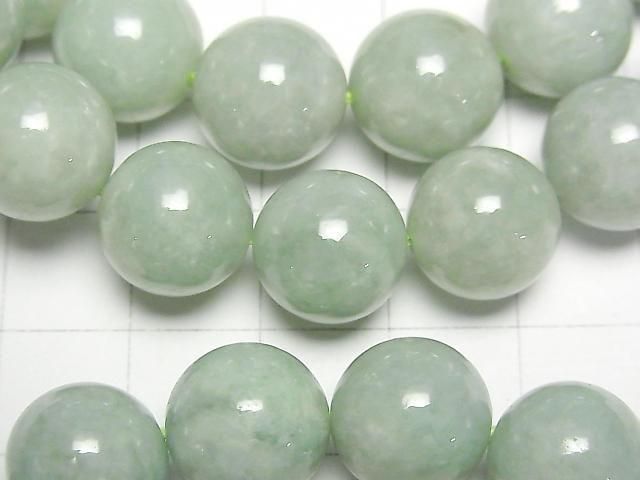 [Video] High Quality Burmese Jadeite AAA Round 12mm Bracelet