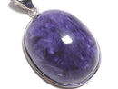 [Video][One of a kind] Charoite AAA Pendant Silver925 NO.33