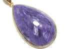 [Video][One of a kind] Charoite AAA Pendant 18KGP NO.48