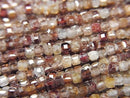 [Video] High Quality! Natural Brown Zircon AA+ Cube Shape 2x2x2mm 1strand beads (approx. 15 inches/37 cm)