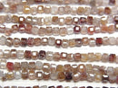 [Video] High Quality! Natural Brown Zircon AA+ Cube Shape 2x2x2mm 1strand beads (approx. 15 inches/37 cm)