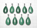 [Video] Malachite AAA Pear shape Pendant 25x16mm Silver925 1pc