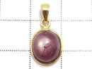 [Video][One of a kind] High Quality Star Ruby AAA Pendant 18KGP NO.47