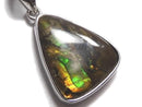 [Video][One of a kind] High Quality Ammolite AAA- Pendant Silver925 NO.4