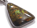 [Video][One of a kind] High Quality Ammolite AAA- Pendant Silver925 NO.10
