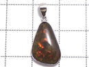 [Video][One of a kind] High Quality Ammolite AAA- Pendant Silver925 NO.14