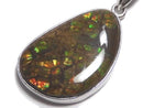 [Video][One of a kind] High Quality Ammolite AAA- Pendant Silver925 NO.15