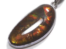 [Video][One of a kind] High Quality Ammolite AAA- Pendant Silver925 NO.19