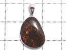 [Video][One of a kind] High Quality Ammolite AAA- Pendant Silver925 NO.20