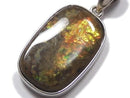 [Video][One of a kind] High Quality Ammolite AAA- Pendant Silver925 NO.24