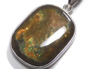 [Video][One of a kind] High Quality Ammolite AAA- Pendant Silver925 NO.25