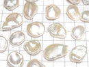 [Video] Fresh Water Pearl AAA- Loose stone Baroque 16-24mm White 3pcs