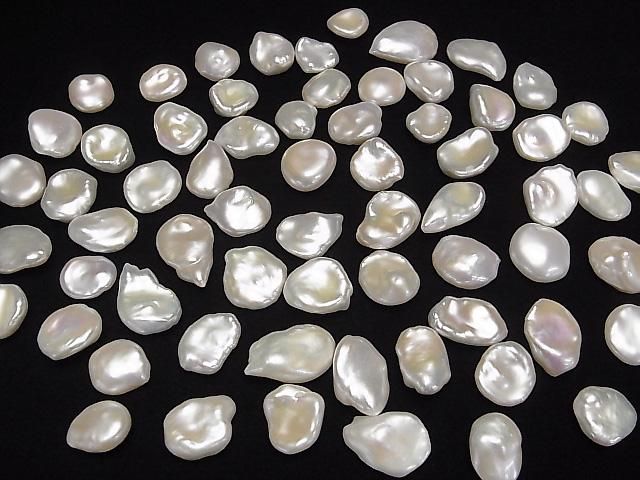 [Video] Fresh Water Pearl AAA- Loose stone Baroque 16-24mm White 3pcs