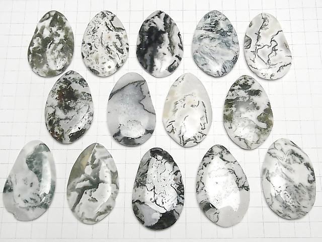 [Video] Tree Agate Flat Nugget 56x36mm 1pc