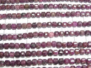 [Video] High Quality! Purple Sapphire AA Cube Shape 5x5x5mm Half or 1strand beads (approx. 15 inches/38 cm)