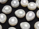 [Video] Fresh Water Pearl AA++ Loose Stone Drop-Potato 9.5-12mm White 5pcs