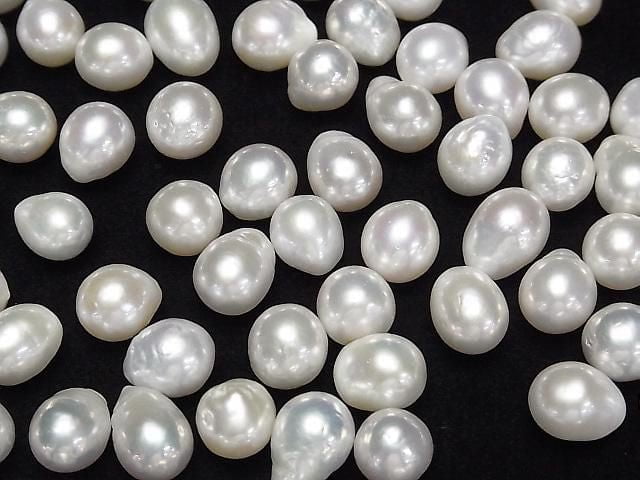 [Video] Fresh Water Pearl AA++ Loose Stone Drop-Potato 9.5-12mm White 5pcs