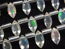 [Video] High Quality Ethiopian Water Opal AAA- Marquise Faceted 8x4mm half or 1strand beads (approx. 5 inches/12 cm)
