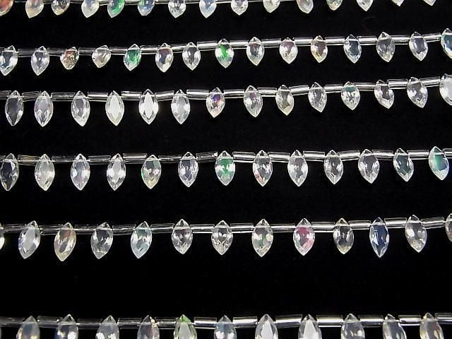 [Video] High Quality Ethiopian Water Opal AAA- Marquise Faceted 8x4mm half or 1strand beads (approx. 5 inches/12 cm)