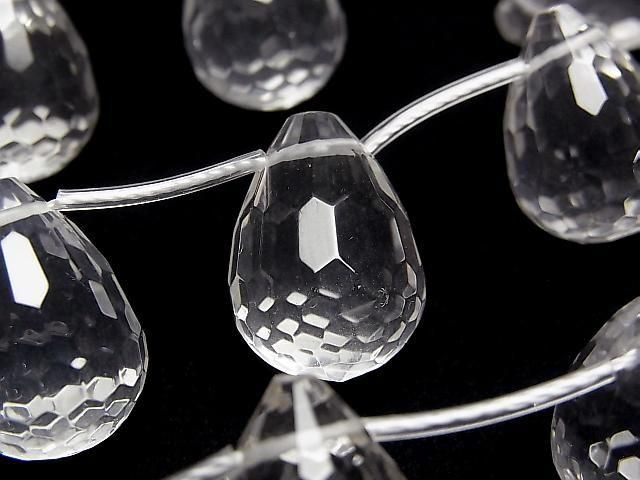 [Video] Crystal AAA Drop Faceted Briolette 20x15x15mm half or 1strand (7pcs)