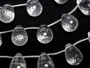 [Video] Crystal AAA Drop Faceted Briolette 20x15x15mm half or 1strand (7pcs)