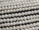 [Video] Fresh Water Pearl AAA Semi Round-Potato 3mm White Half or 1strand beads (approx. 15 inches/37 cm)