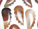 [Video] Carnelian, Sardonyx Angel Wing 44x20mm 2pcs