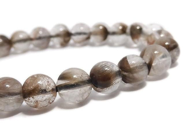 [Video][One of a kind] Platinum Rutilated Quartz AAA- Round 6.5mm Bracelet NO.102