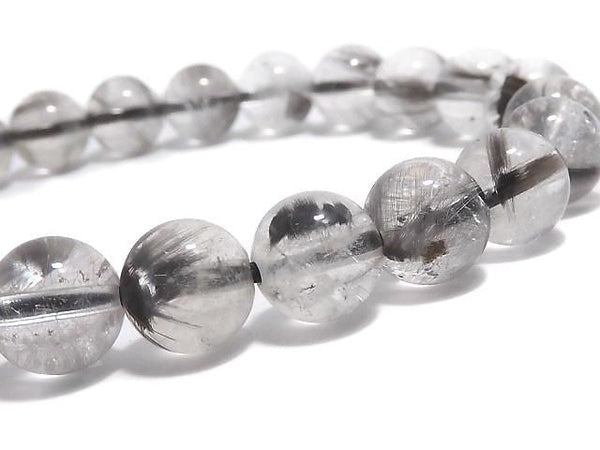 [Video][One of a kind] Platinum Rutilated Quartz AAA- Round 8mm Bracelet NO.109