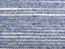 [Video]High Quality! Kyanite AAA- Faceted Button Rondelle 3x3x2mm 1strand beads (aprx.15inch/37cm)