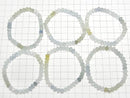 [Video] High Quality! Beryl Mix (Multicolor Aquamarine) AA++ Faceted Button Rondelle Bracelet 6x6x4mm