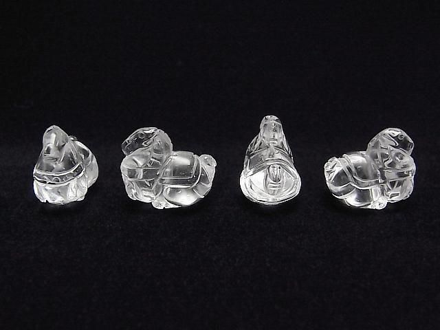 [Video] Crystal AAA- Horse Motif 15x17mm [Vertical Hole] 1pc