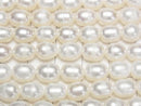 [Video] Fresh Water Pearl AA Rice 9x7x7mm White 1strand beads (approx. 15 inches/37 cm)