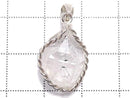 [Video][One of a kind] NYHerkimer Diamond Pendant Silver925 NO.42